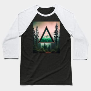 The Mystic Triangle: A Portal to Another World Baseball T-Shirt